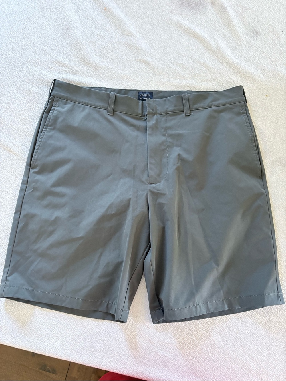 J. Crew Men’s -Gray Flat Front Chino Shorts